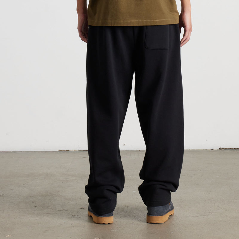 HUF 89 Open Hem Fleece Pant Black