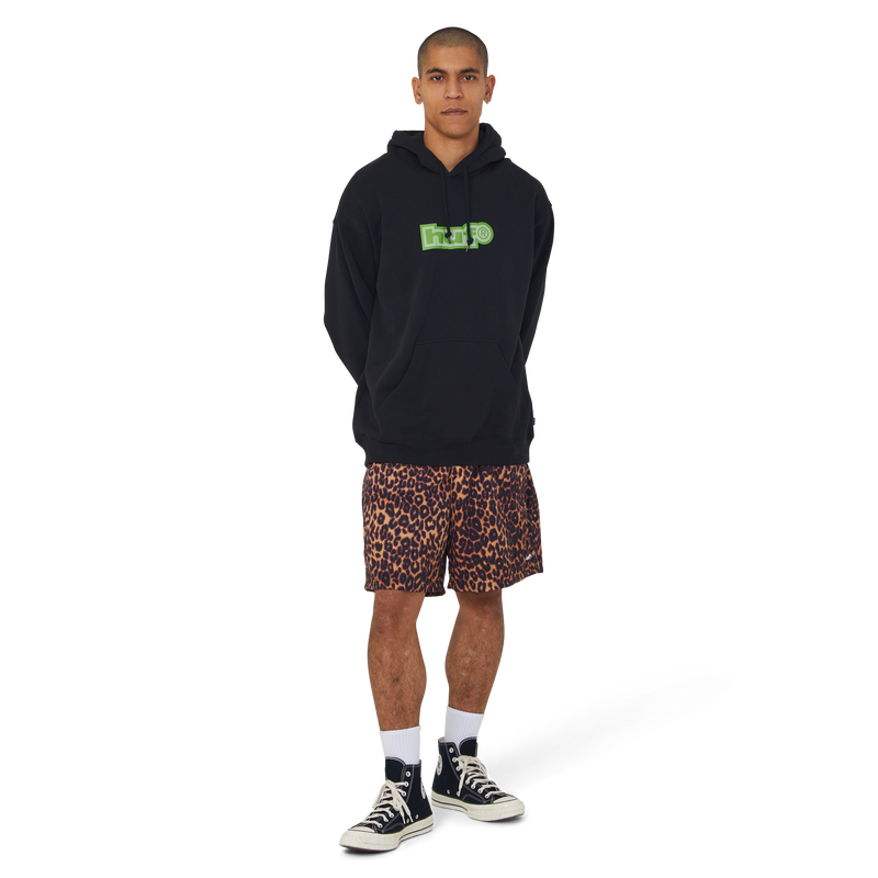 HUF 89 Outline Pullover Hoodie Black