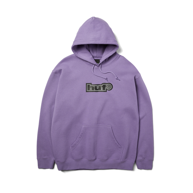 HUF 89 Outline Pullover Hoodie Dust Purple
