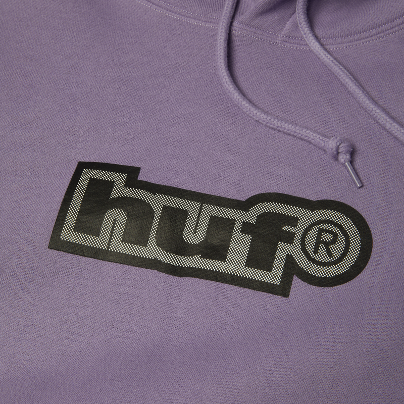 HUF 89 Outline Pullover Hoodie Dust Purple