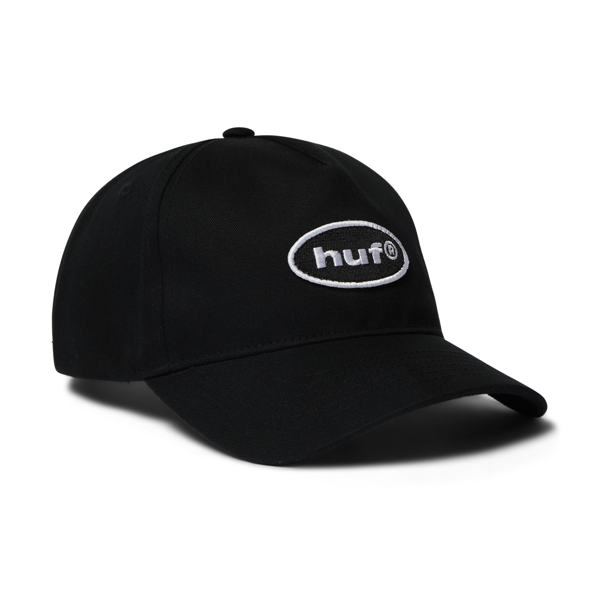 HUF 89 Oval 5-Panel Snapback Hat Black