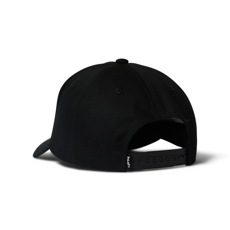 HUF 89 Oval 5-Panel Snapback Hat Black