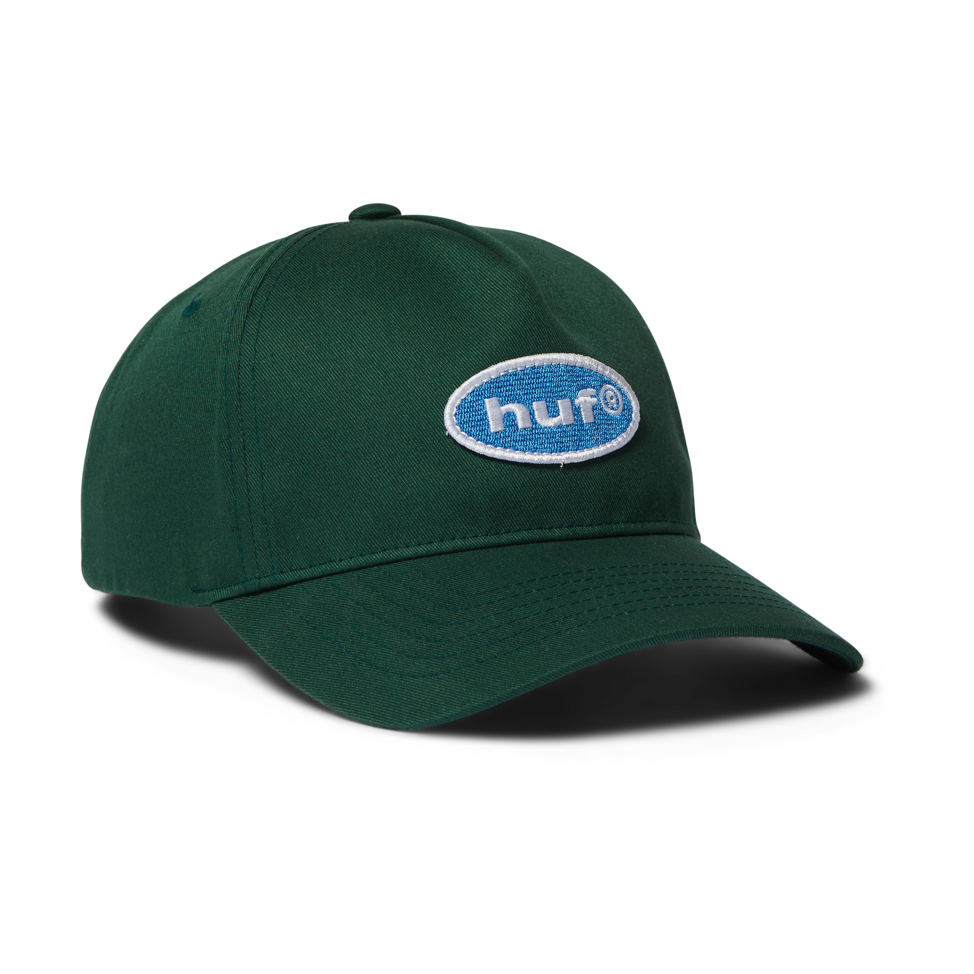 HUF 89 Oval 5-Panel Snapback Hat Forest Green