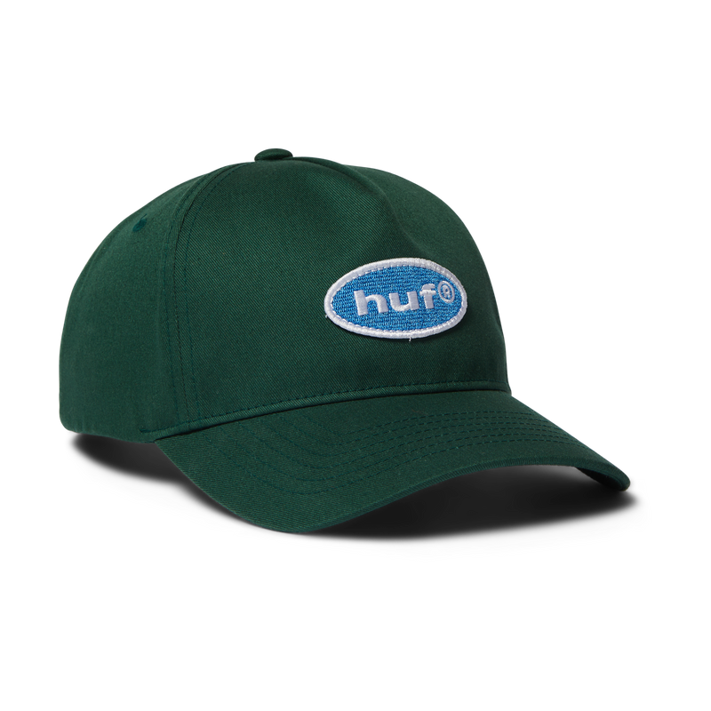 HUF 89 Oval 5-Panel Snapback Hat Forest Green