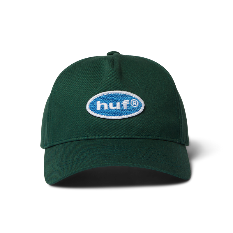 HUF 89 Oval 5-Panel Snapback Hat Forest Green