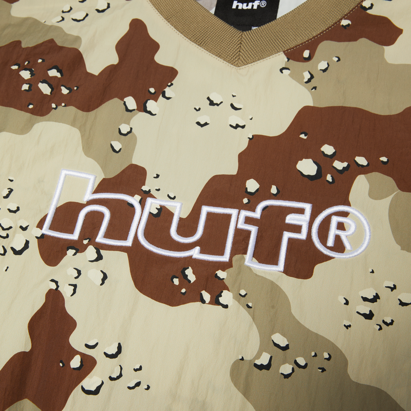 HUF 89 Pullover Windshirt Camo Brown