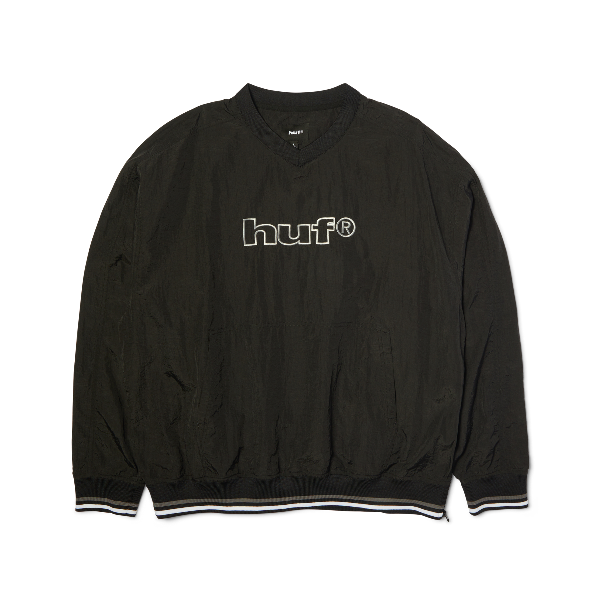 HUF 89 Pullover Windshirt Black