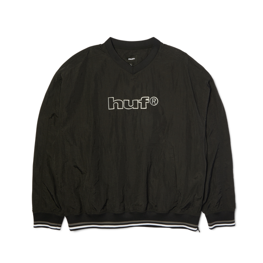 HUF 89 Pullover Windshirt Black