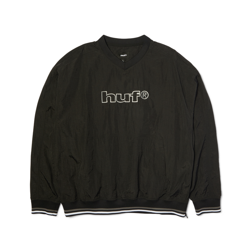 HUF 89 Pullover Windshirt Black