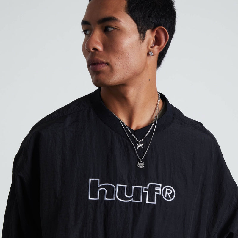 HUF 89 Pullover Windshirt Black