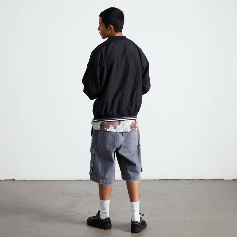 HUF 89 Pullover Windshirt Black