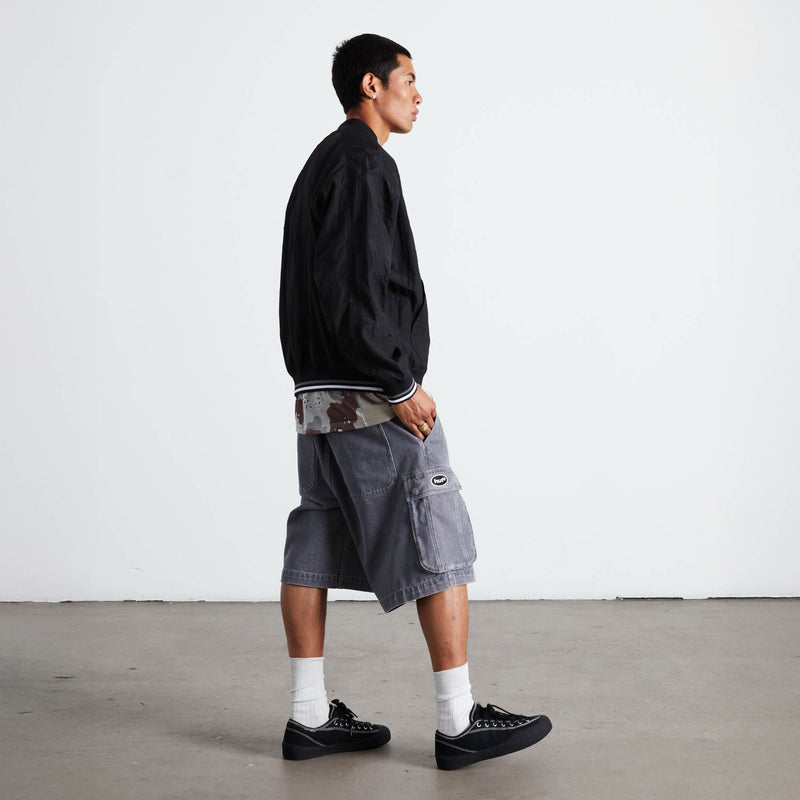 HUF 89 Pullover Windshirt Black