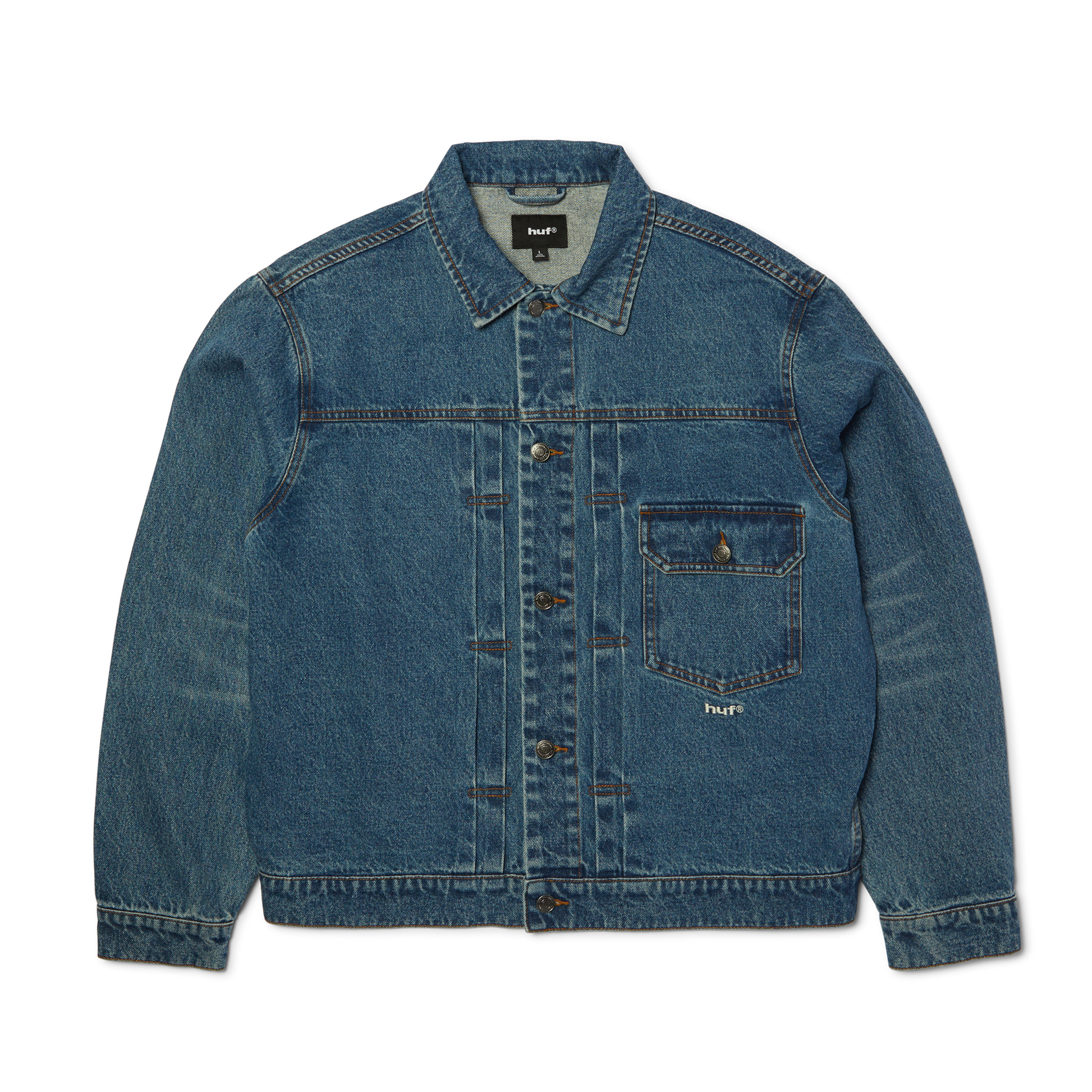 HUF 89 Trucker Jacket Indigo