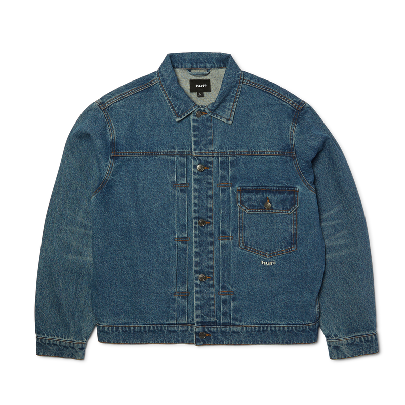 HUF 89 Trucker Jacket Indigo