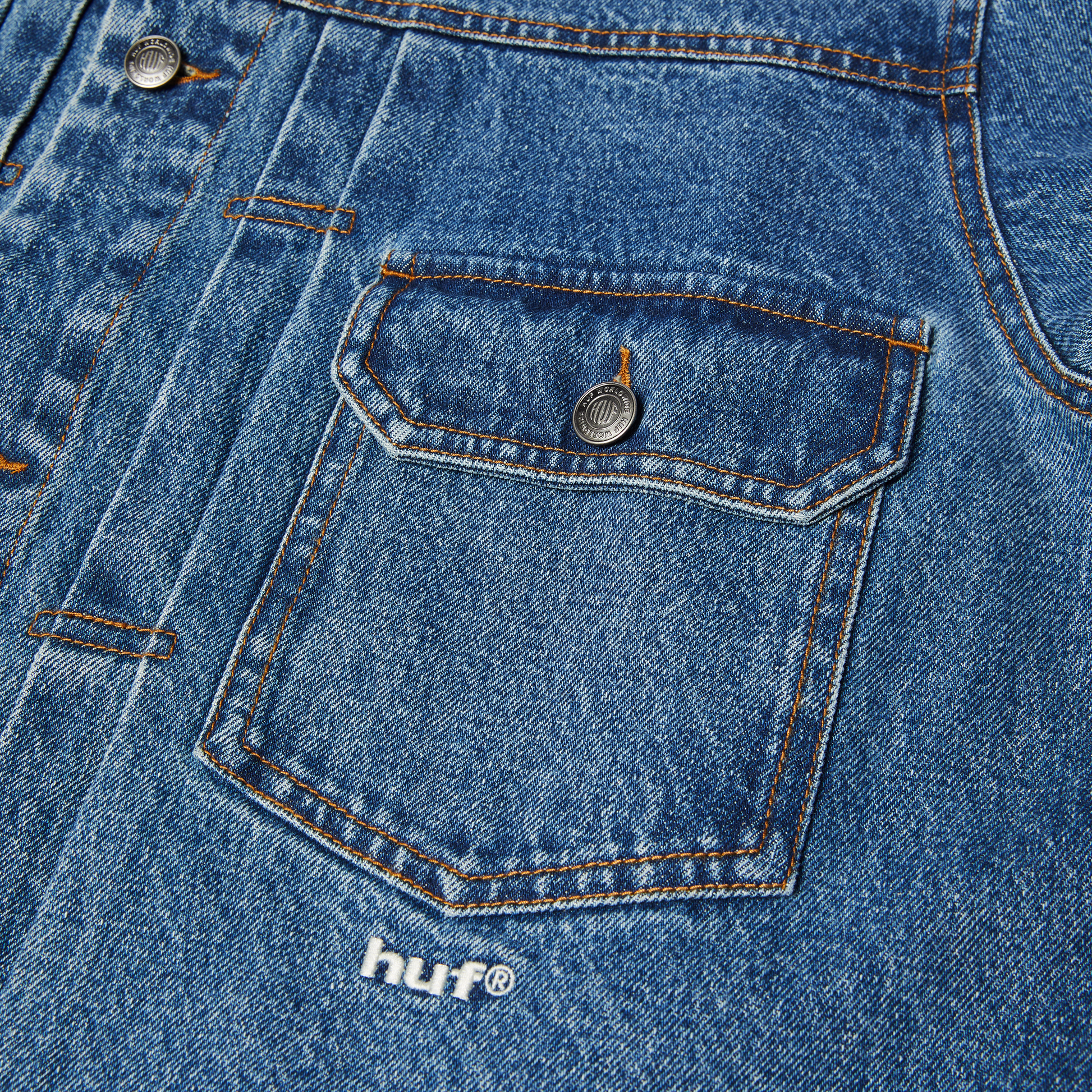 HUF 89 Trucker Jacket Indigo