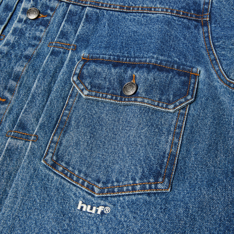 HUF 89 Trucker Jacket Indigo