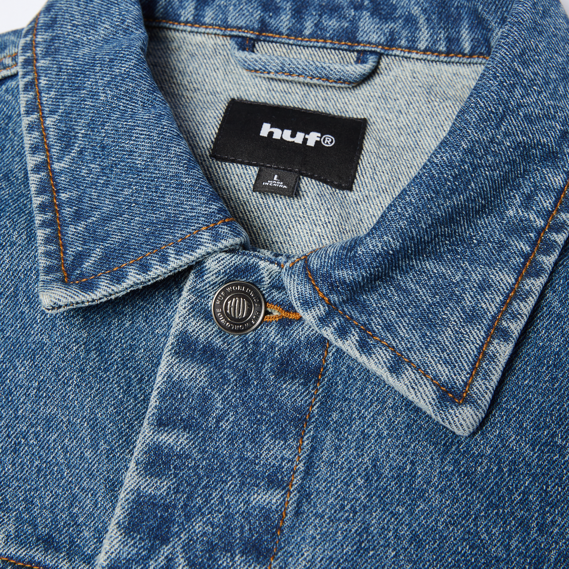 HUF 89 Trucker Jacket Indigo