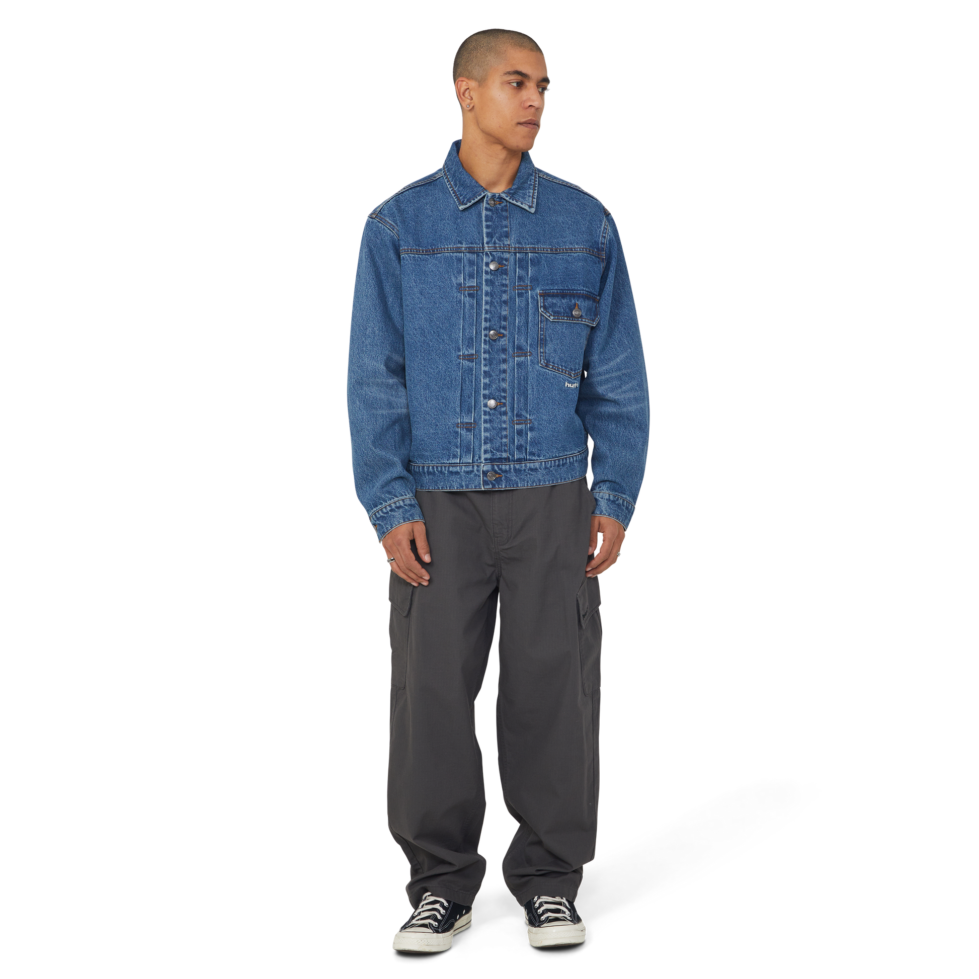 HUF 89 Trucker Jacket Indigo