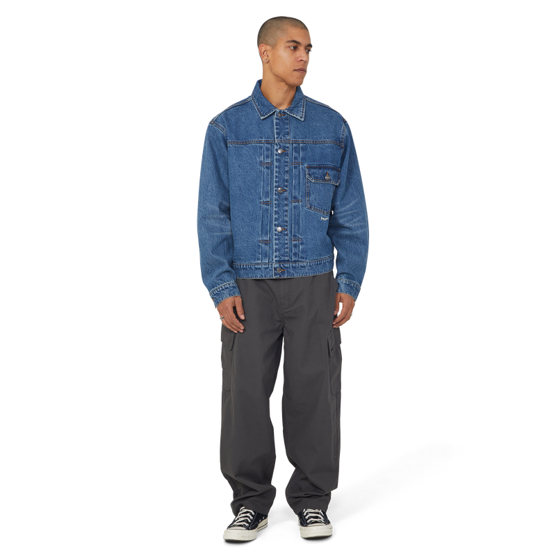 HUF 89 Trucker Jacket Indigo