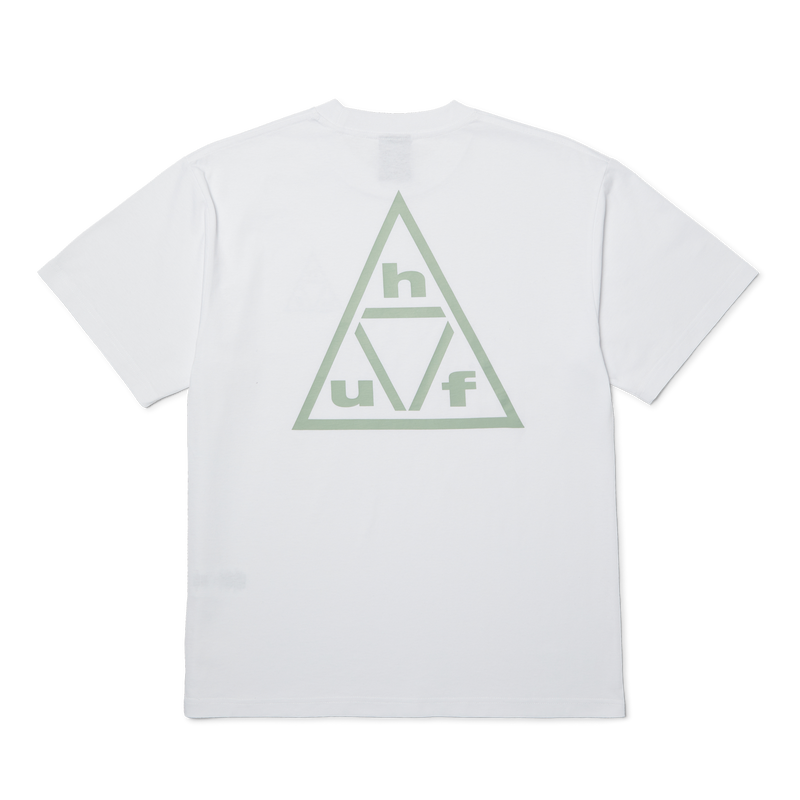 Huf Triple Triangle T-Shirt Lilac Chalk White