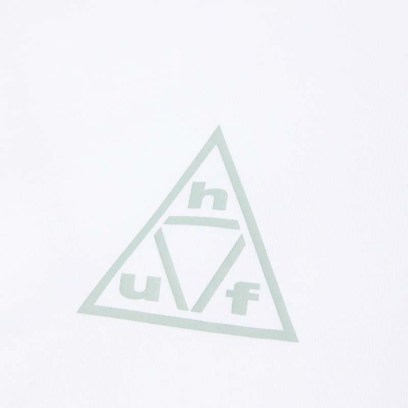 Huf Triple Triangle T-Shirt Lilac Chalk White
