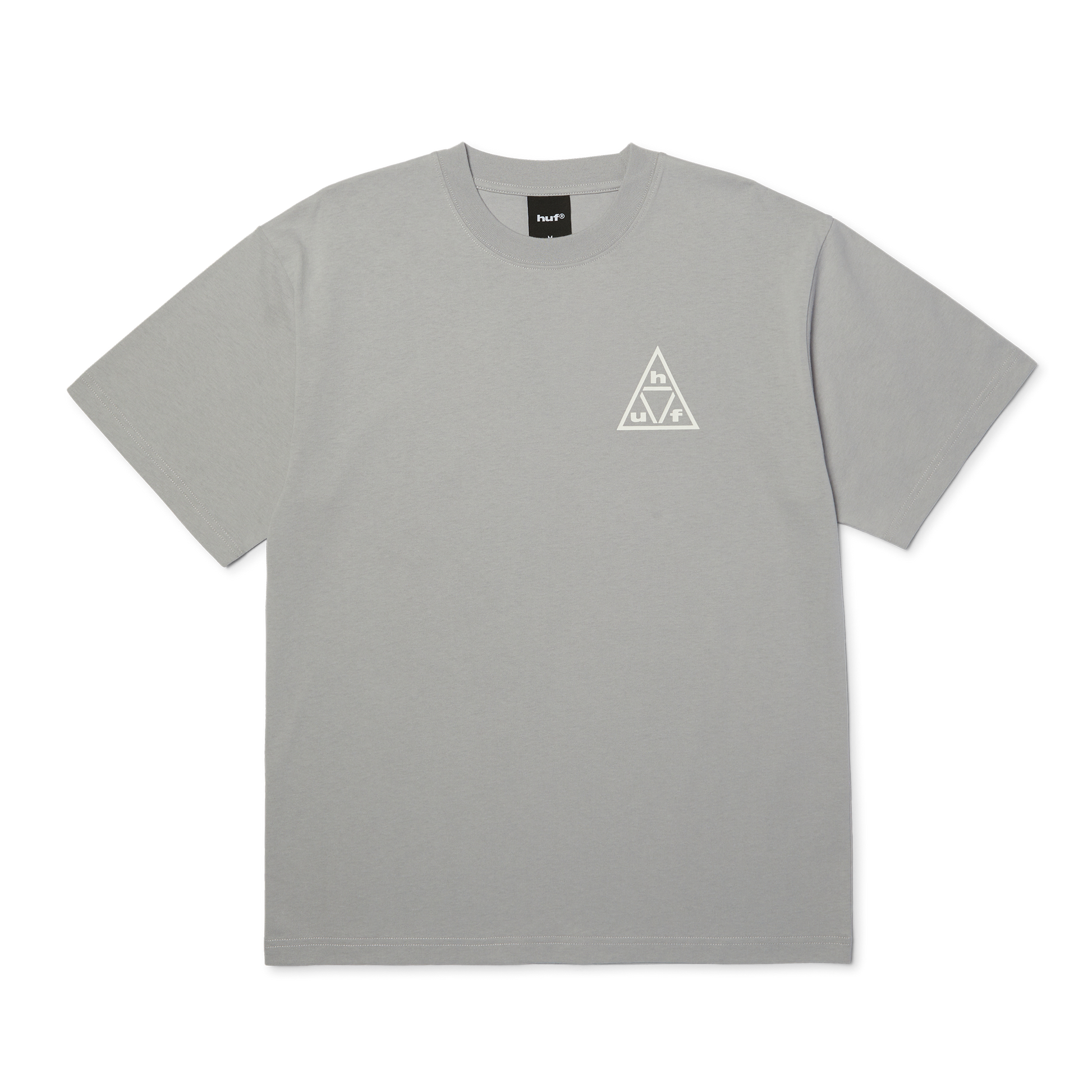 Huf Triple Triangle T-Shirt White Grey