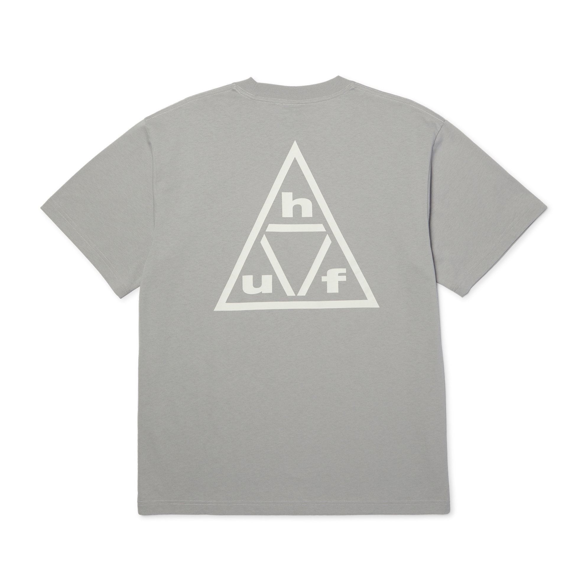 Huf Triple Triangle T-Shirt White Grey