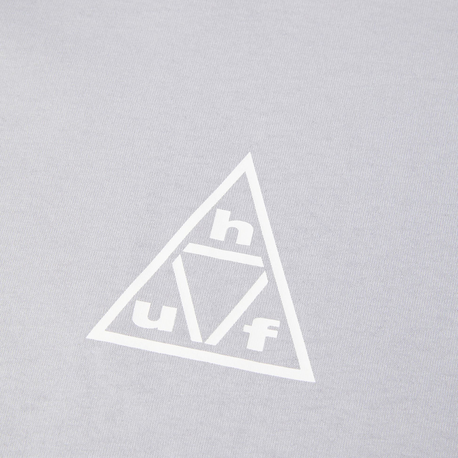 Huf Triple Triangle T-Shirt White Grey
