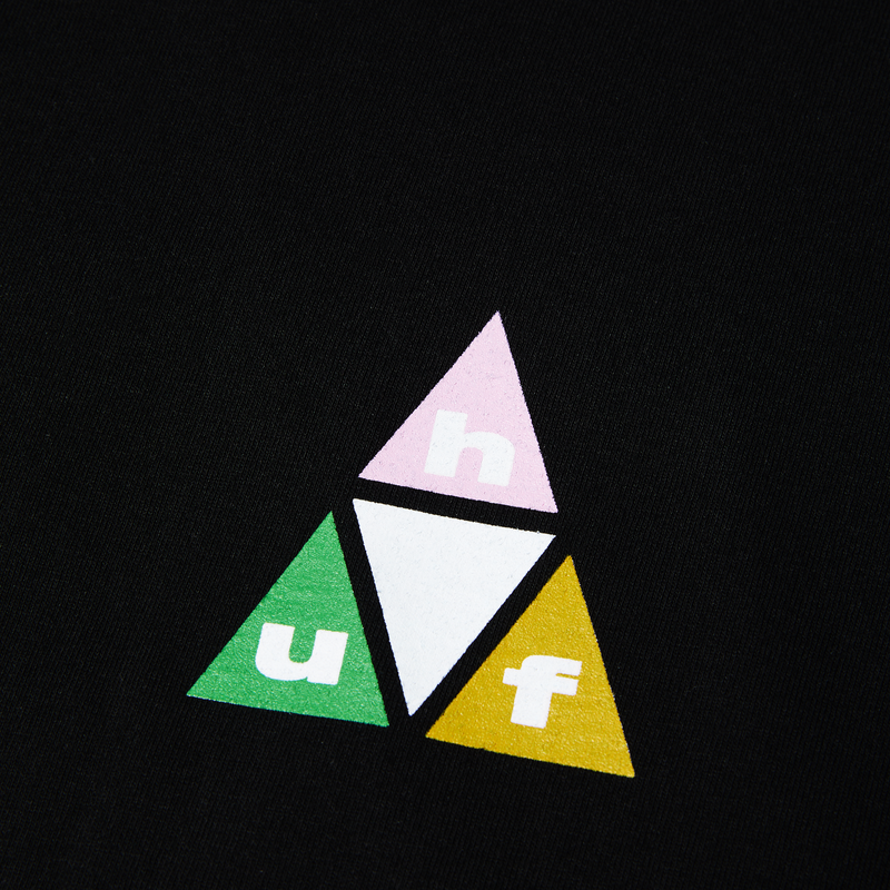 Huf Prism Triple Triangle Long Sleeve T-Shirt Black