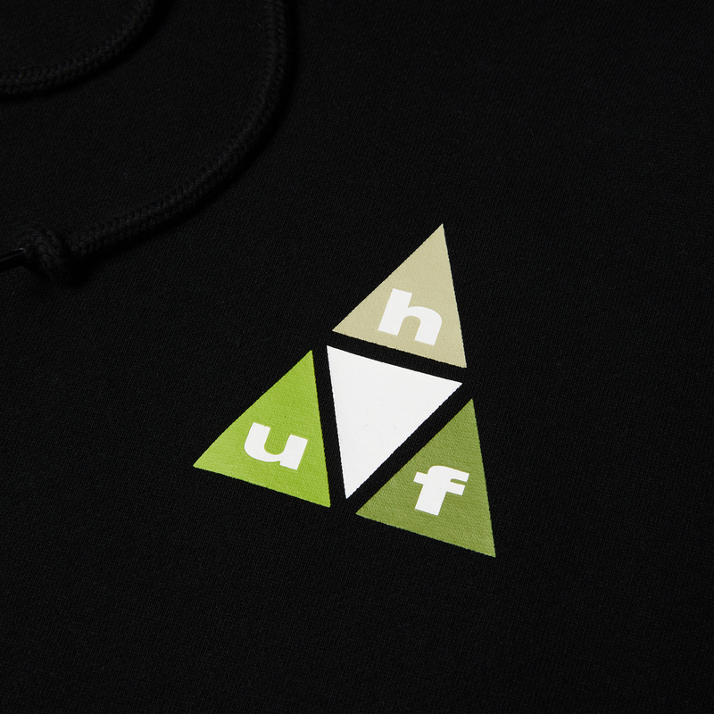 Huf Prism Triple Triangle Pullover Hoodie Black