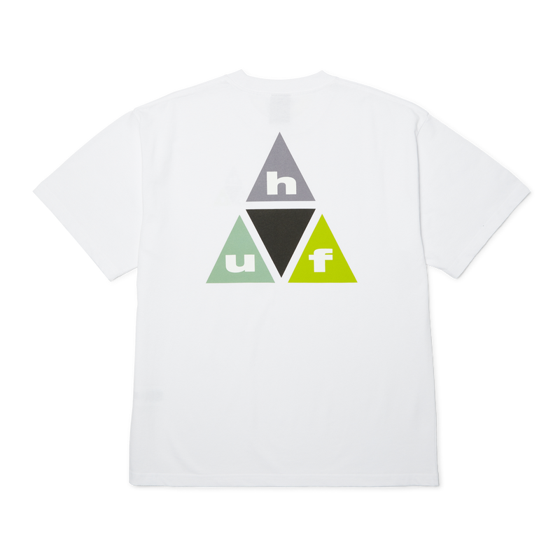 Huf Prism Triple Triangle T-Shirt White