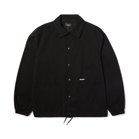 Huf 89 Twill Coaches Jacket Black/White