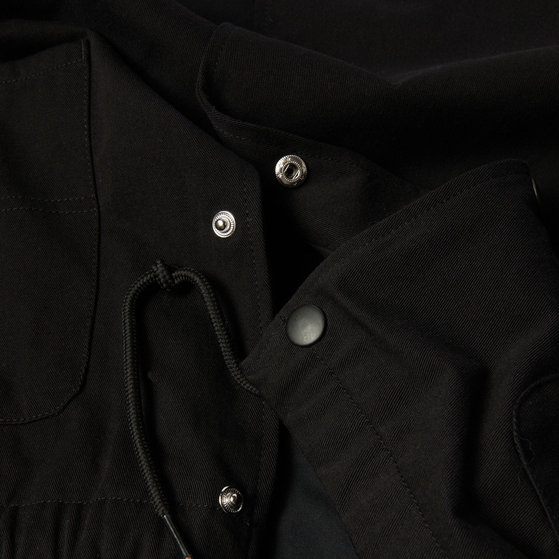 Huf 89 Twill Coaches Jacket Black/White