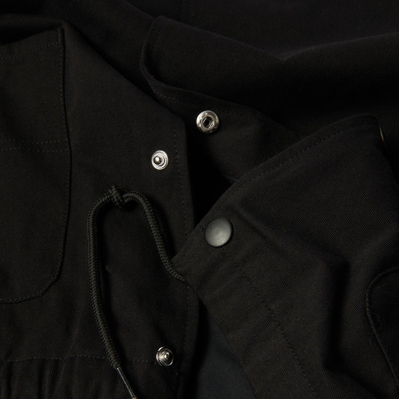Huf 89 Twill Coaches Jacket Black/White