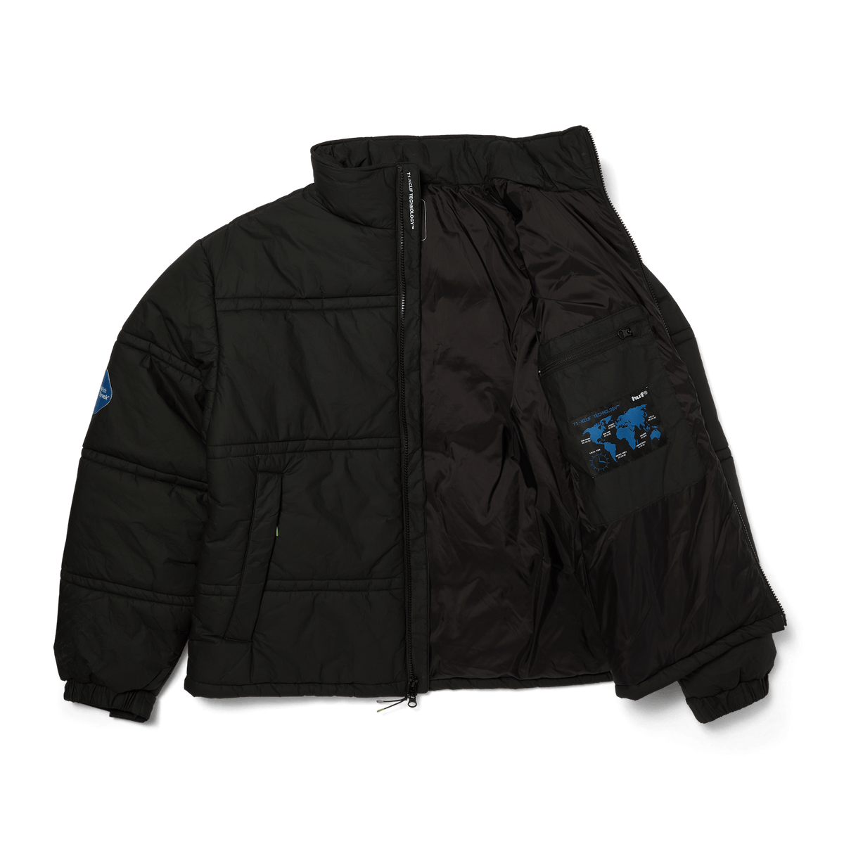 Huf 89 Tyvek Puffer Black