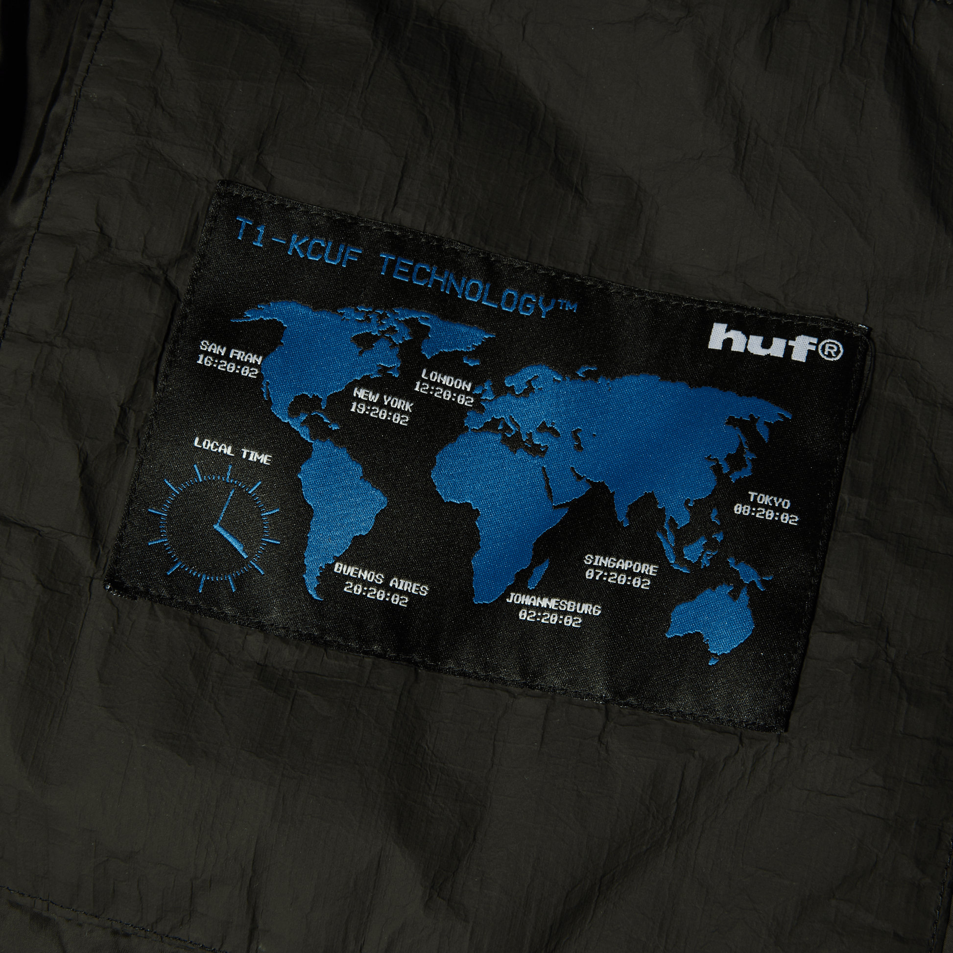 Huf 89 Tyvek Puffer Black