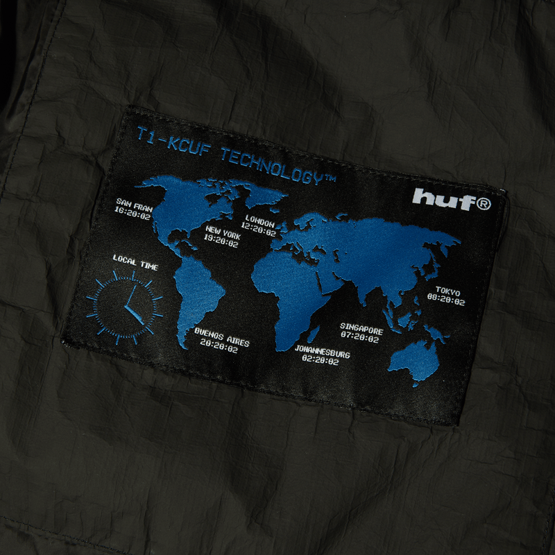 Huf 89 Tyvek Puffer Black