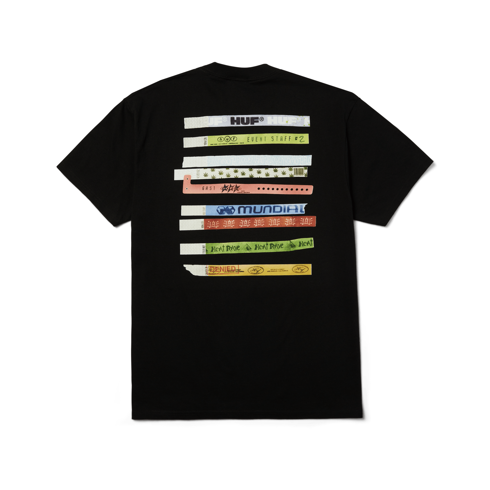HUF Admission T-Shirt Black