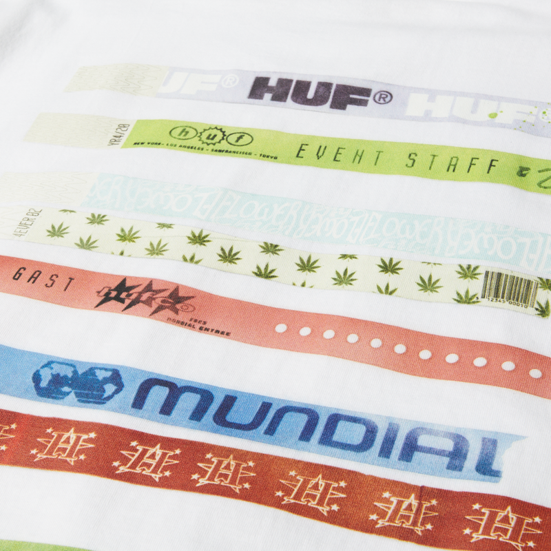 HUF Admission T-Shirt White