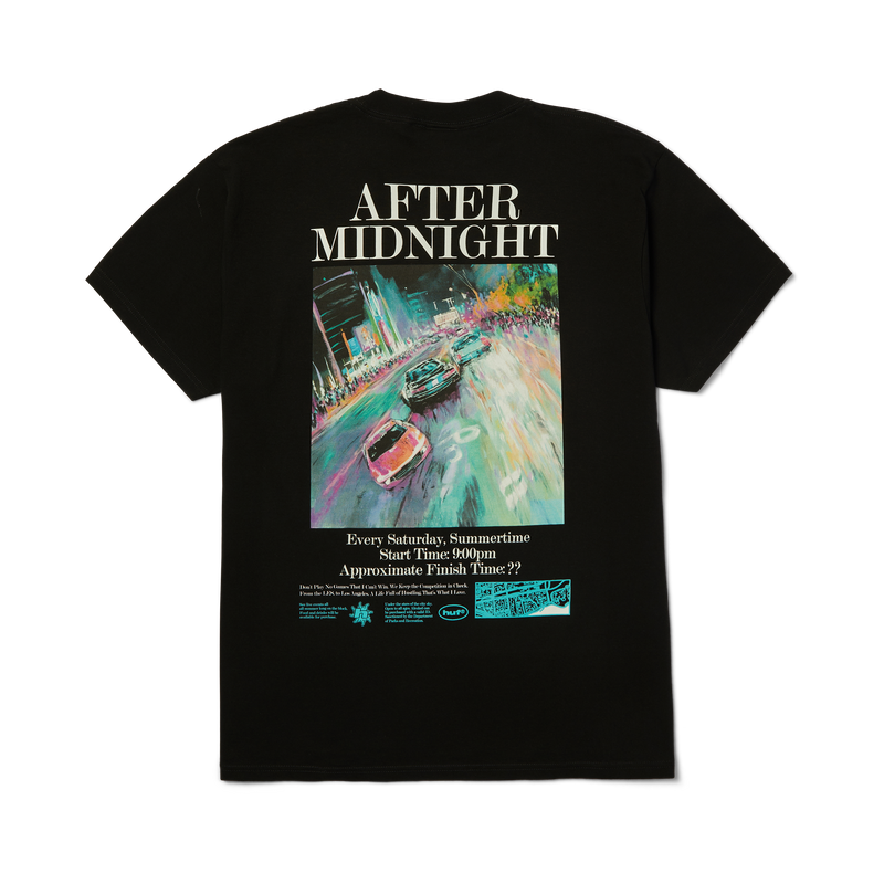 HUF After Midnight T-Shirt Black