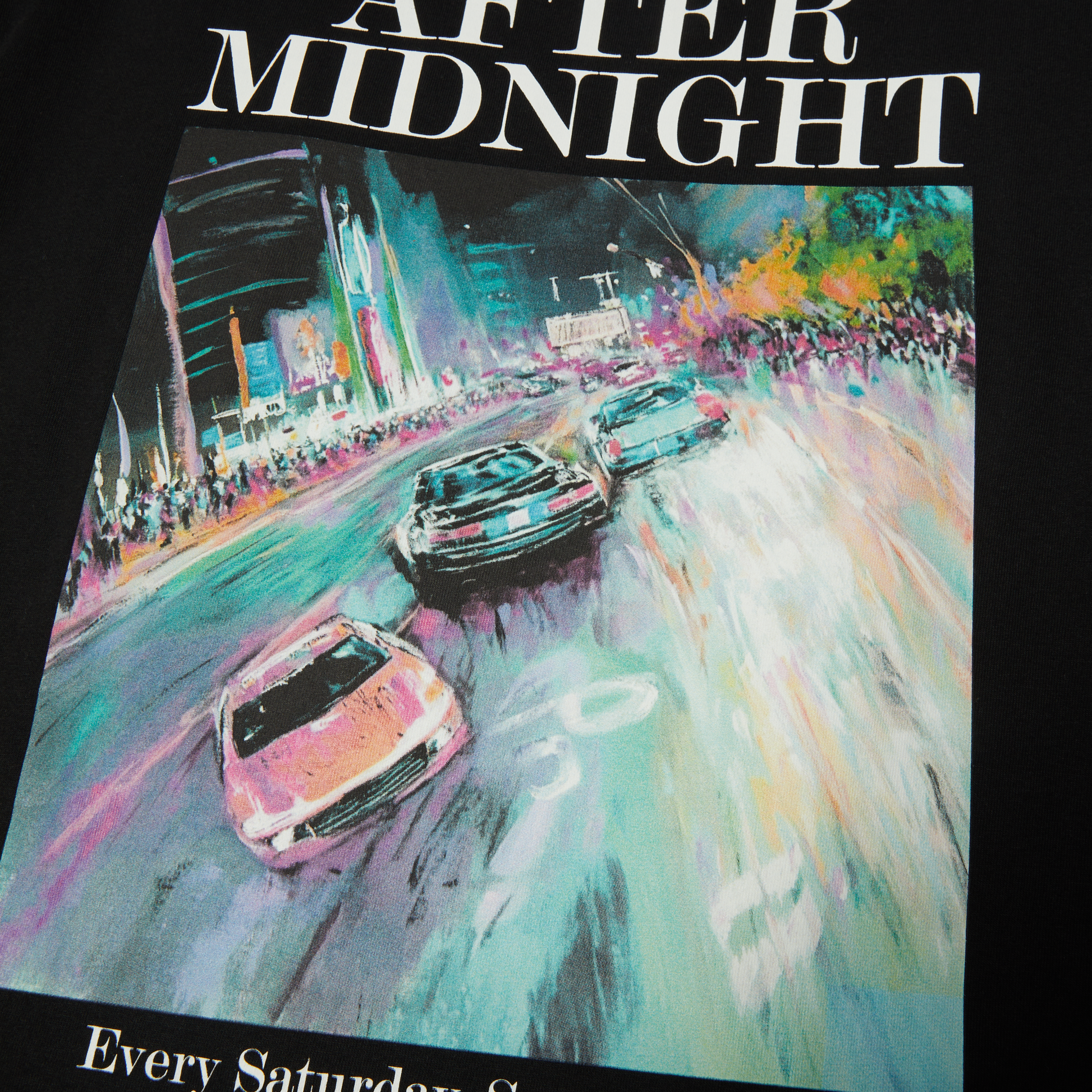 HUF After Midnight T-Shirt Black