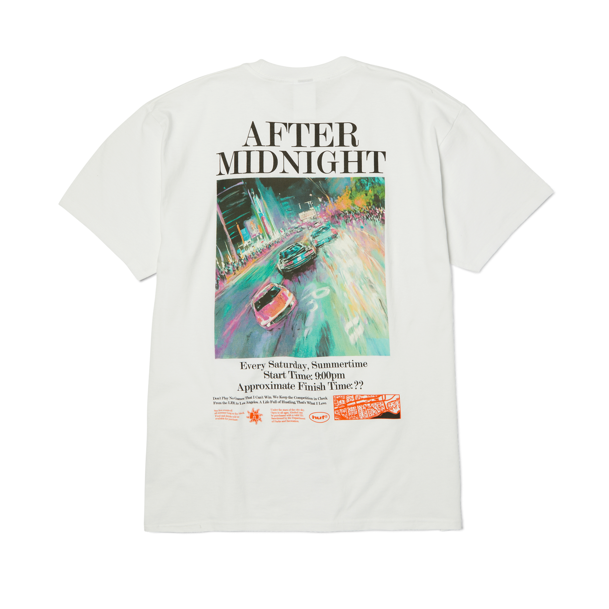 HUF After Midnight T-Shirt White