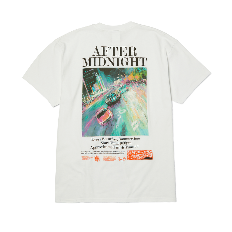 HUF After Midnight T-Shirt White