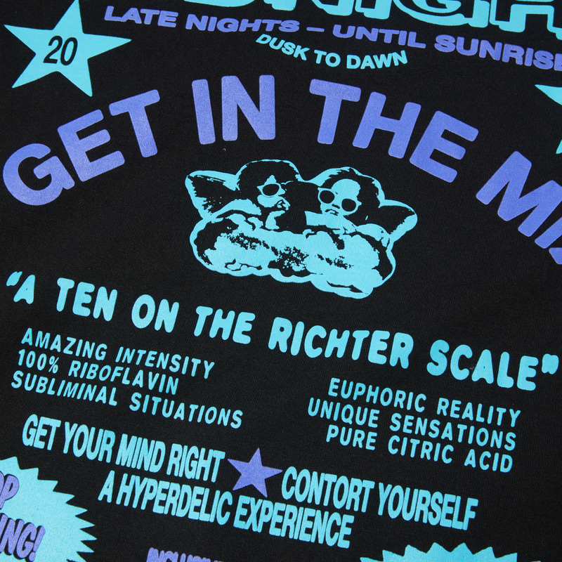 HUF After Midnight T-Shirt Black