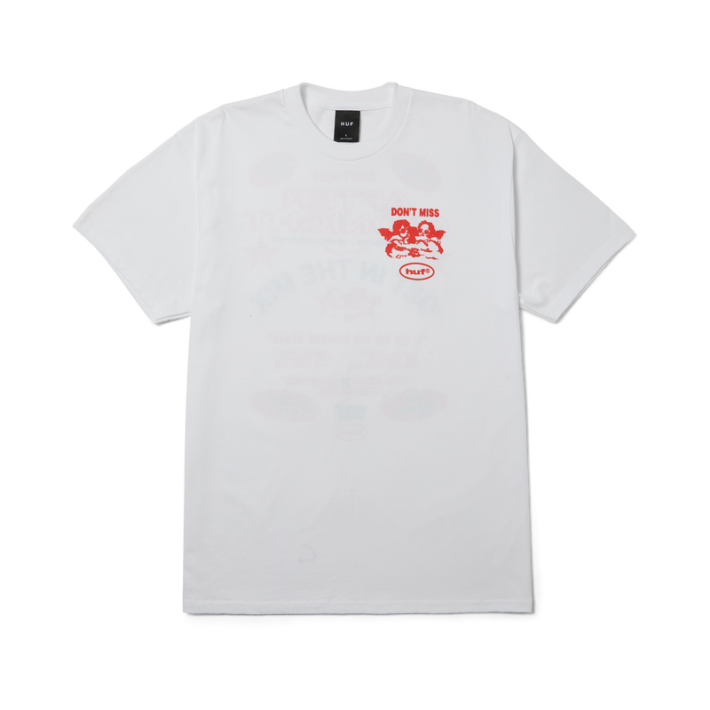 HUF After Midnight T-Shirt White