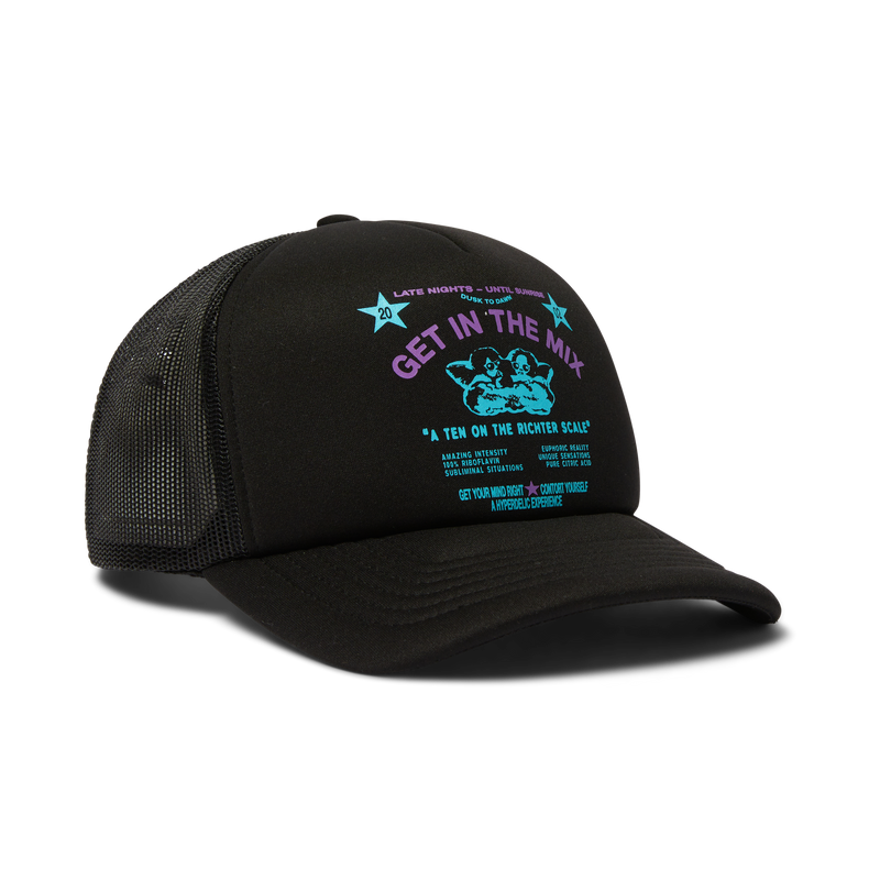 HUF After Midnight Trucker Hat Black