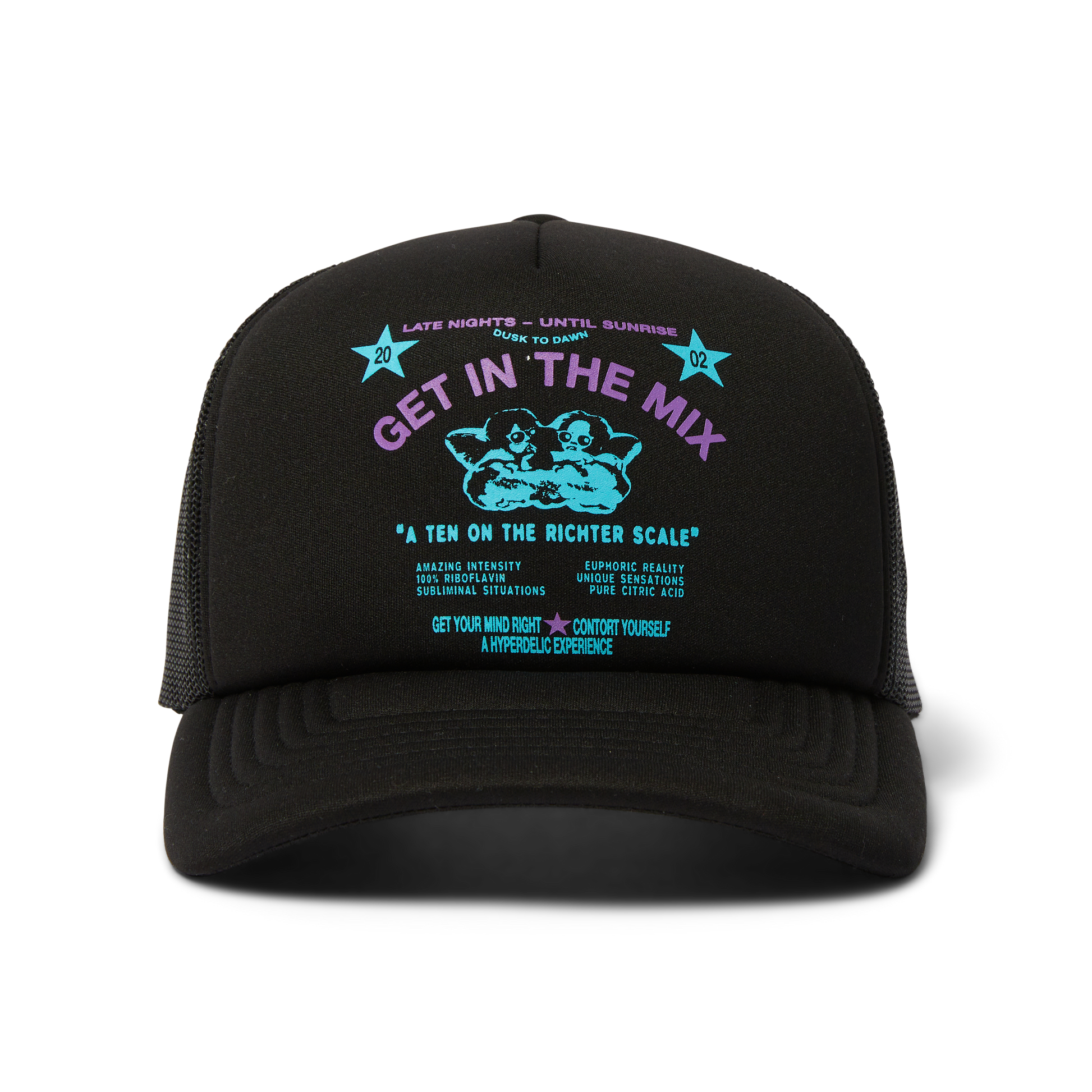 HUF After Midnight Trucker Hat Black