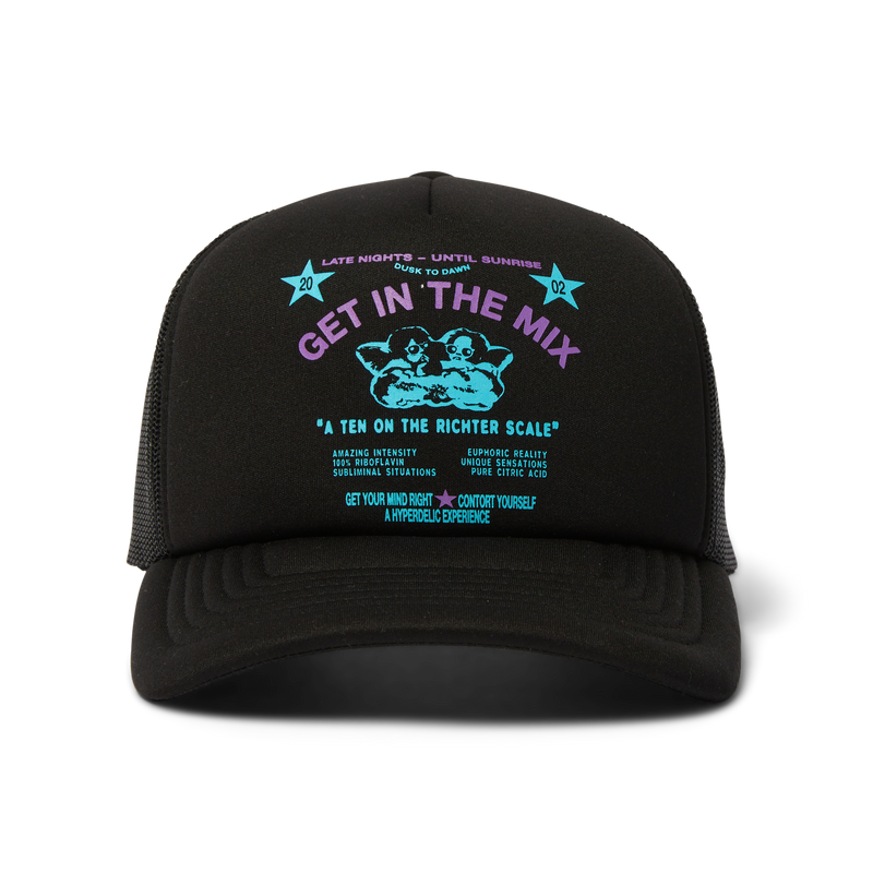 HUF After Midnight Trucker Hat Black