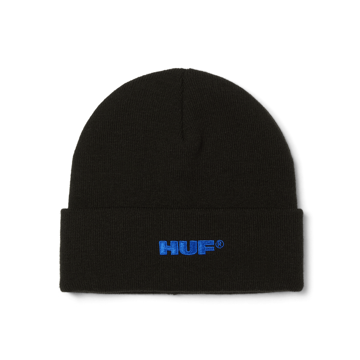 Huf All Caps Cuff Beanie Black