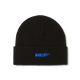 Huf All Caps Cuff Beanie Black